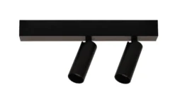 A block slim dobbel spot med base 2700K 2 x 9,1 Watt - Dimbar