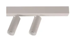 A block slim dobbel spot med base 2700K 2 x 9,1 Watt - Dimbar