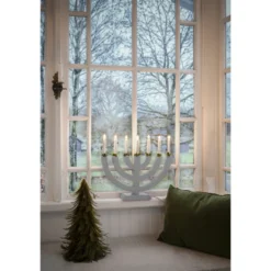 Adventsstake 7 armet - Grå