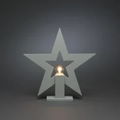 Adventsstjerne på fot 35 cm