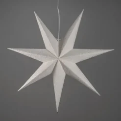 Adventstjerne 80 cm med broderi