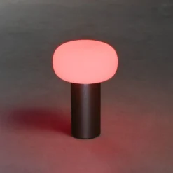 Antibes oppladbar bordlampe 2700/3000/4000K og RGB IP54 Dimbar - Antrasitt grå