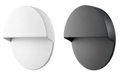 Arlon round vegglampe utendørs 10W 2700 Kelvin IK10 IP65 - Dimbar