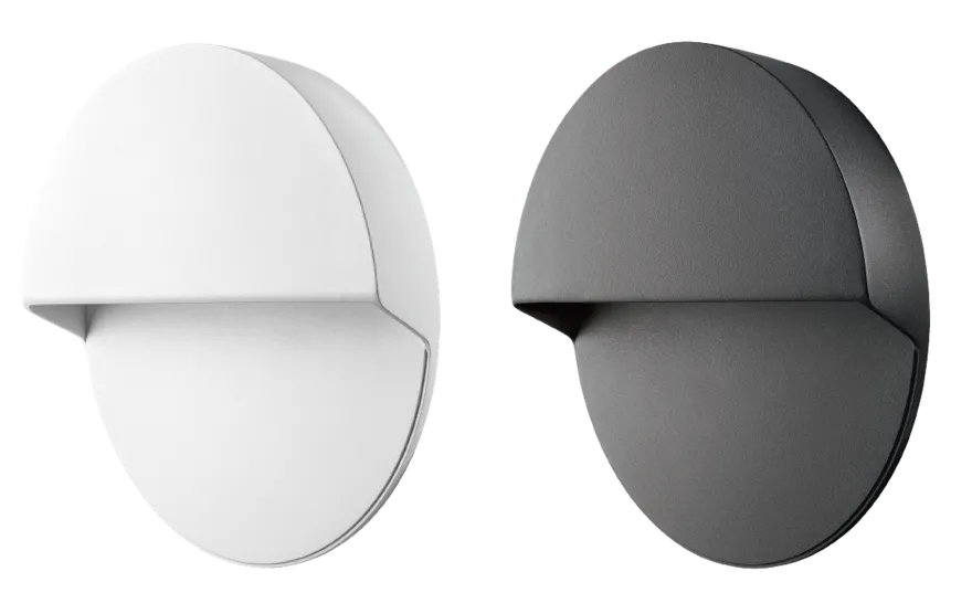 Arlon round vegglampe utendørs 10W 2700 Kelvin IK10 IP65 - Dimbar