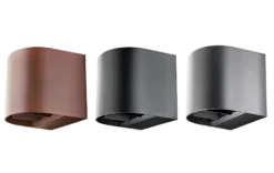 Artes round vegglampe opp/ned utendørs IP65 8W 3000K Dimbar