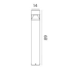 Arvika 891 pullert 12,7W LED 89 cm