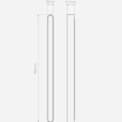 Atticus 900 vegglampe for baderom IP44 16,8W 3000 Kelvin - Dimbar