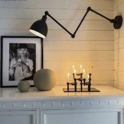 Bazar vegglampe Svart
