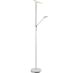 Bergamo gulvlampe m/lesearm 28+5W 183 cm 3000 Kelvin - Dimbar