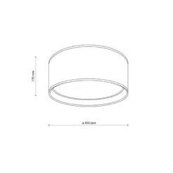 Bilbao taklampe 45 cm