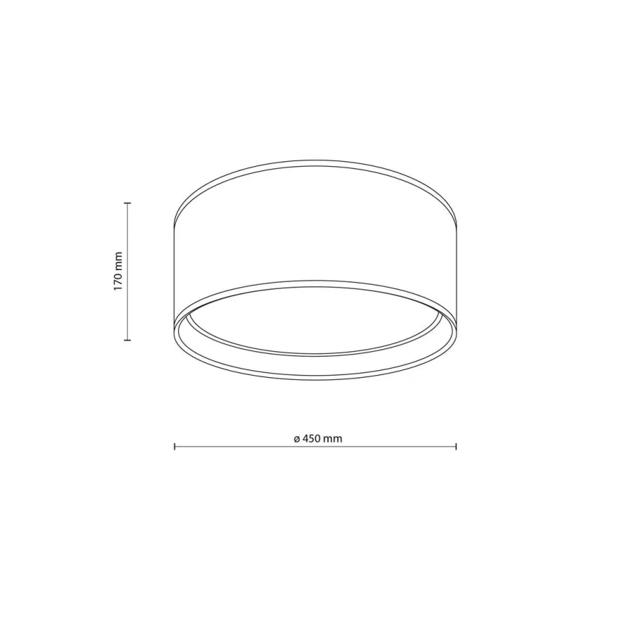 Bilbao taklampe 45 cm