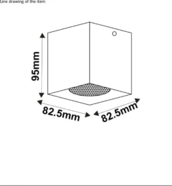 Bodi takspot square GU10