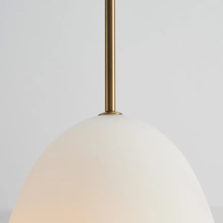 Bodø takpendel 20 cm - Opal hvit