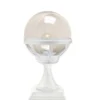 Bologna portstolpe 312 - Hvit/ Klart glass