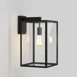 Box Lantern 450 vegglampe utendørs - Svart