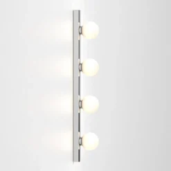 Cabaret 4 vegglampe for baderom IP44 - Polert krom