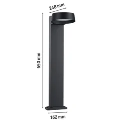 Capea Grand pullert utendørs IP44 11,5W 3000 Kelvin 65 cm