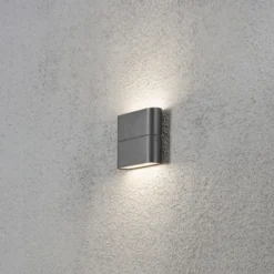 Chieri vegglampe 2x3W LED - Mørk grå