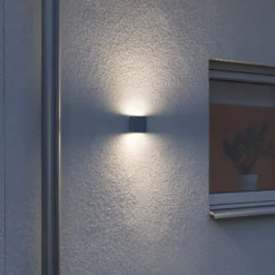 Chieri vegglampe 2x3W LED - Mørk grå