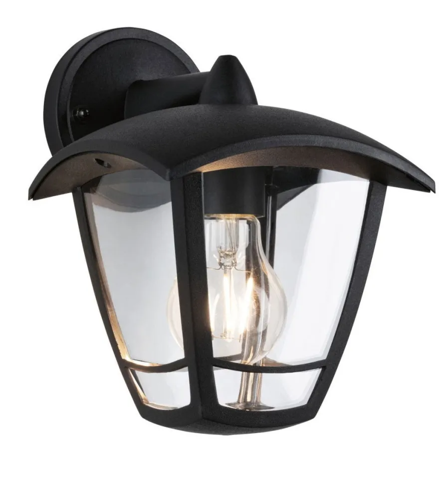Classic vegglampe ned utendørs IP44