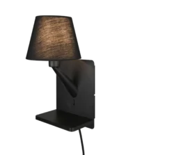 Comfort vegglampe med USB
