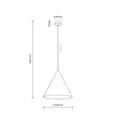 Cono takpendel 32 cm