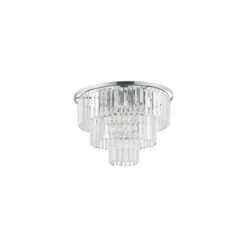 Cristal taklampe M - Sølv