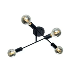 Cross tak/vegglampe 4 lys