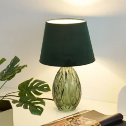 Crystal Velvet bordlampe