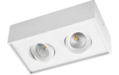 Cube 2x DimToWarm 2x6W LED 2000-2800K Ra>95 - Matt hvit