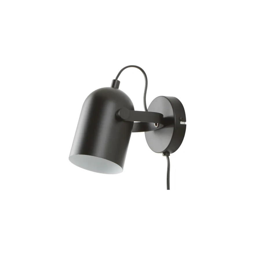 Dallas vegglampe - Svart