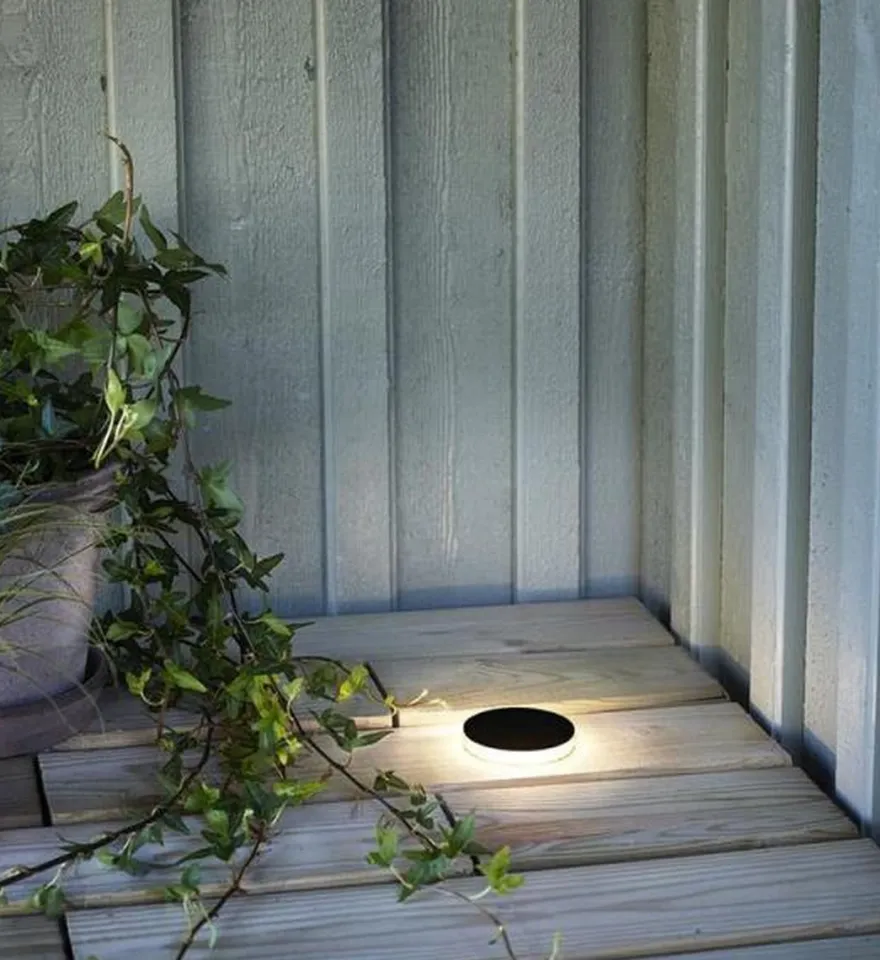 Decklight 3w 60mm - Garden 24 - Svart