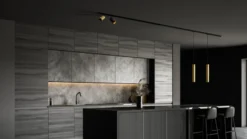 Designline Tube flex takpendel - Titanium
