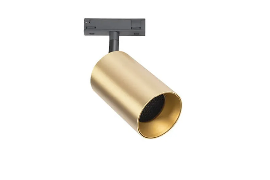 Designline Tube pro enkel spot GU10 - Messingfarget
