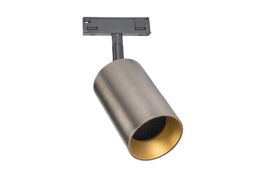 Designline Tube Pro komplett 1.9 meter spotskinne med 4 spotter GU10 - Svart/Titanium