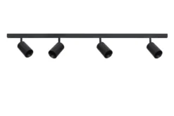 Designline Tube Pro komplett 1.9 meter spotskinne med 4 spotter GU10 - Svart