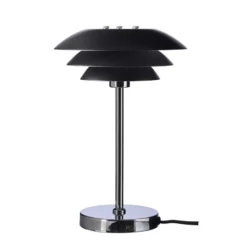 DL20 bordlampe - Krom/Svart