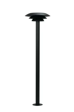 DL25 utendørs stolpe 90 cm IP44 - Svart