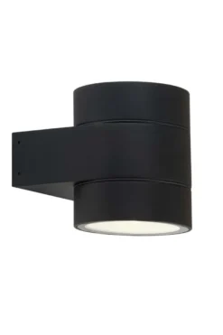 Dolio W90 vegglampe utendørs opp/ned 2x4,2W 3000K IP65 Dimbar - Svart