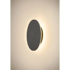 D-ring 25 cm vegglampe utendørs 15W 2700/3000 kelvin IP65 - dimbar