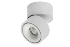 Easy W100 takspot 1 lys 10W 2700K Dimbar Hull for ledning - Hvit