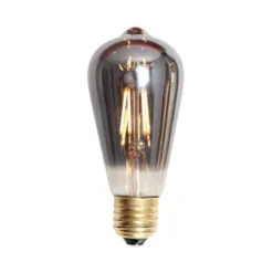 Edison E27 lanterne LED 4W 2200K 60mm dimbar - Røykfarget