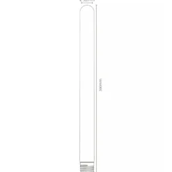 E27 Filament lyspære T32 30 cm 2200 Kelvin 5W Dimbar