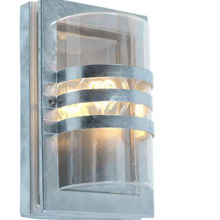 Ekeberg vegglampe - Galvanisert stål, liten