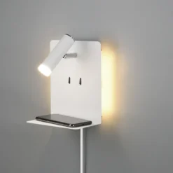 Element vegglampe - Hvit