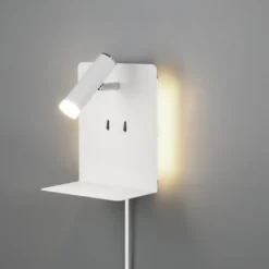 Element vegglampe - Hvit