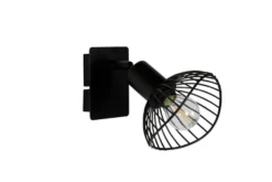 Elsa justerbar vegglampe - Svart