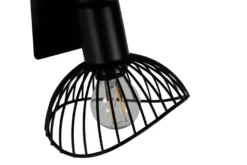 Elsa justerbar vegglampe - Svart