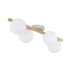 Estera wood taklampe 4-lys