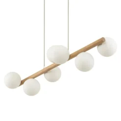 Estera wood takpendel 7-lys